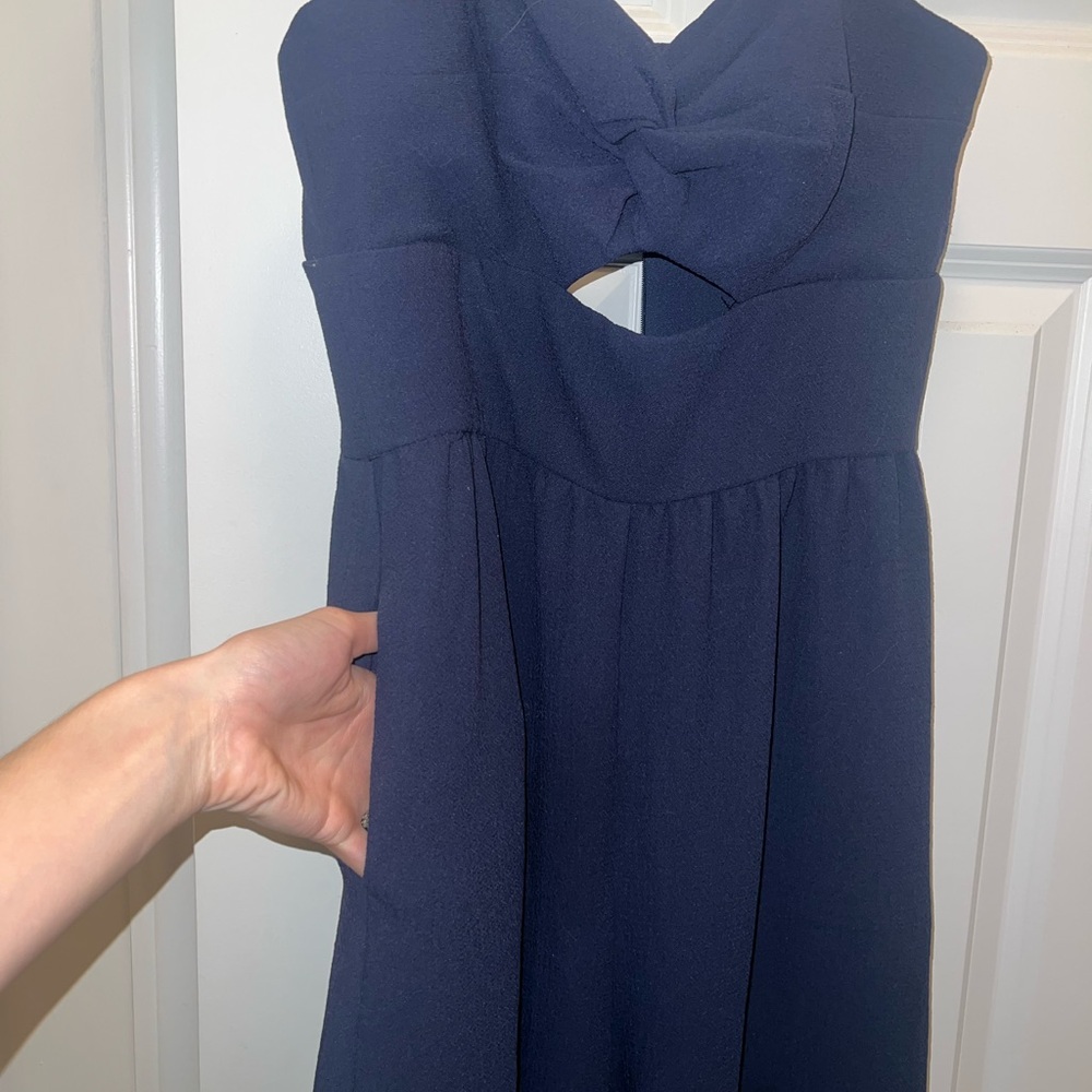 Navy Blue Women's jumpsuit with pockets